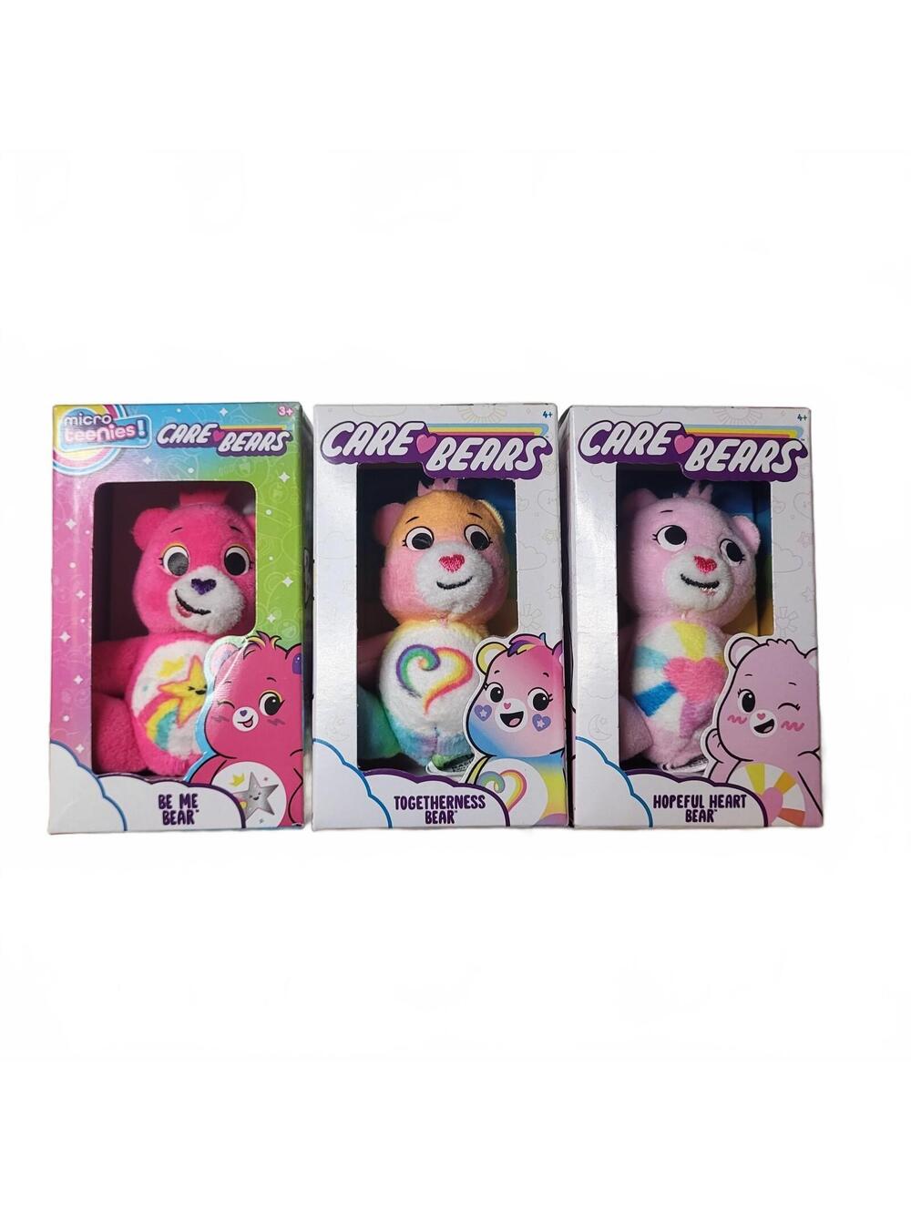 Basic Fun Care Bears Micro Teenies Plush Toy Set - Be Me Bear, Togetherness Bear